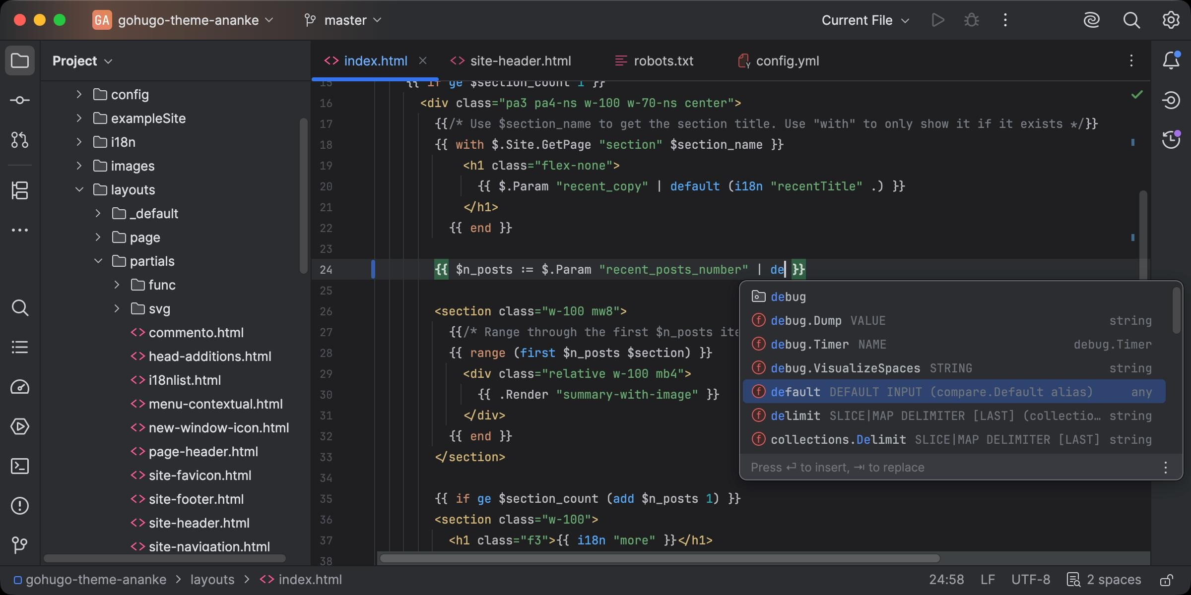 Smart Hugo Screenshot
