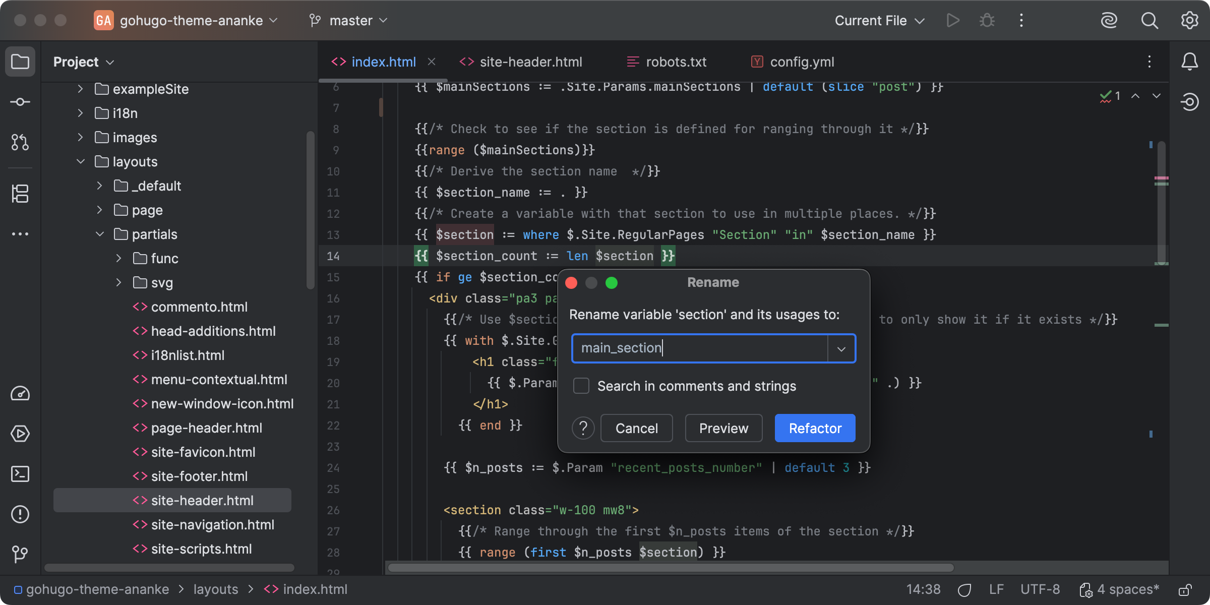 Smart Hugo Screenshot