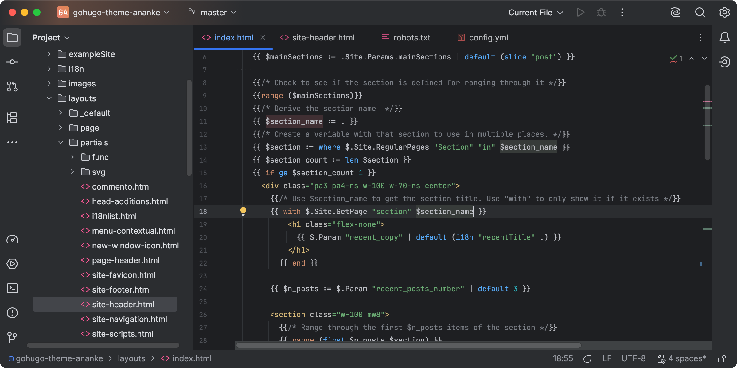 Smart Hugo Screenshot